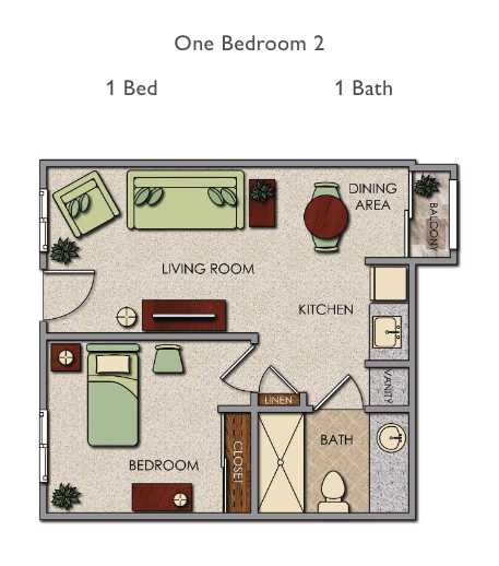 Scottsdale - One Bedroom 2