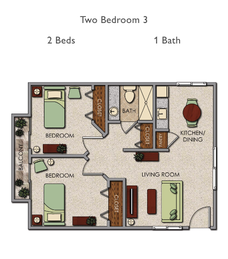 Scottsdale - Two Bedroom 3