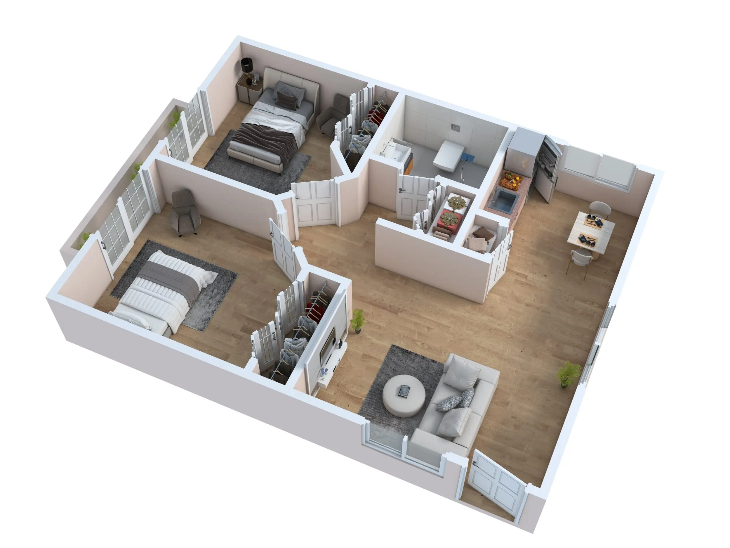 Two Bedroom Two Bedroom