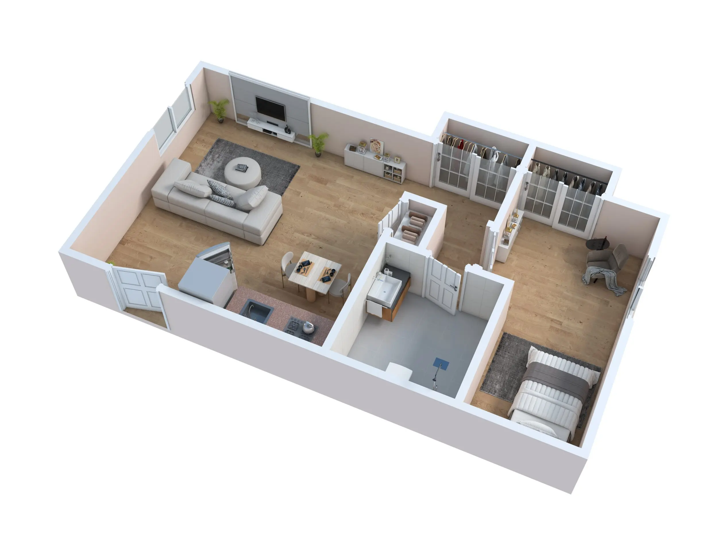 One Bedroom One Bedroom